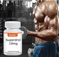China Fornecimento de fábrica Etiqueta privada Bodybuilding Superdrol Pills Mepasterone 10mg